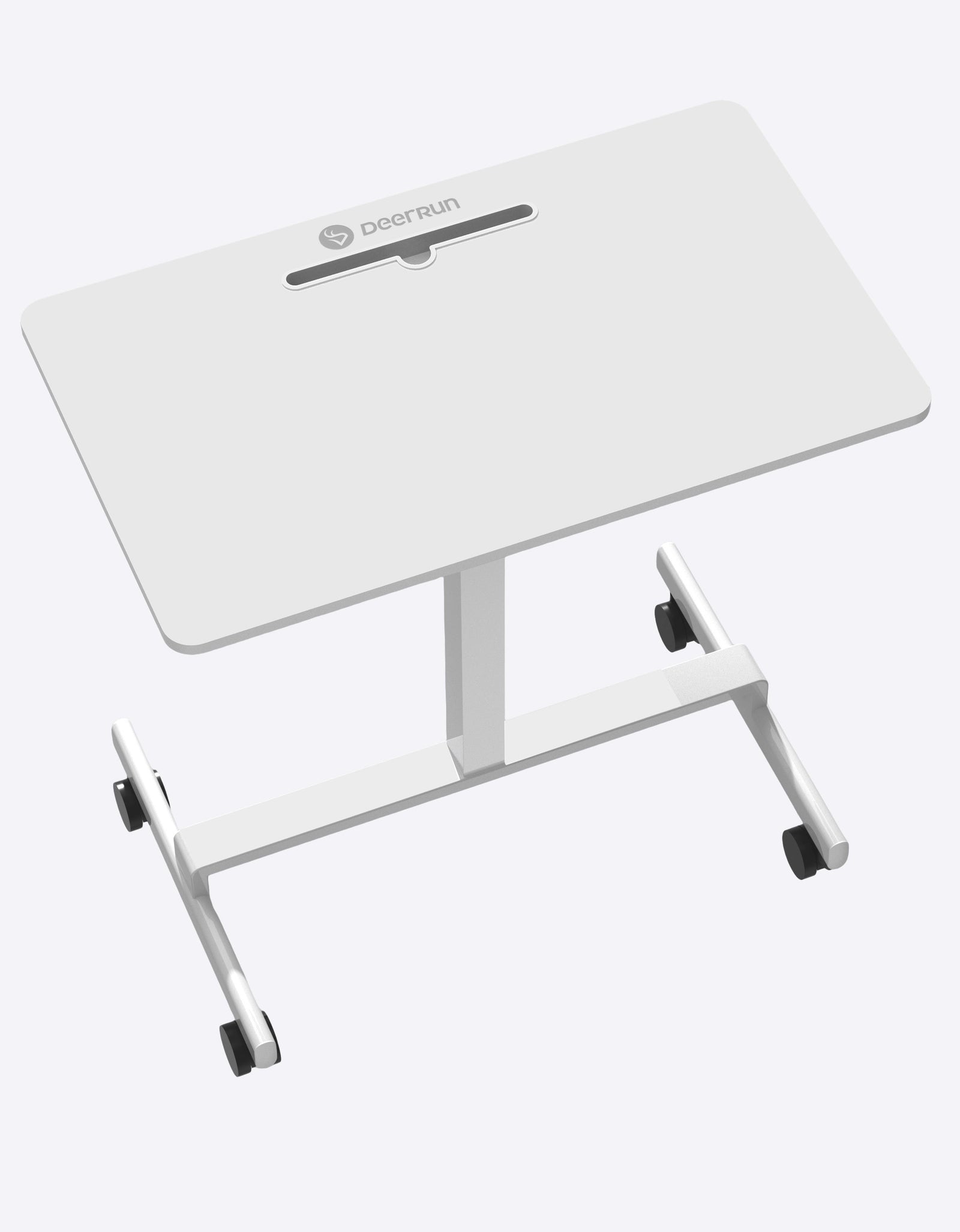 DeerRun® Adjustable Standing Desk - 31.5''L *18.9''W Large Rolling Laptop Desk for Treadmills