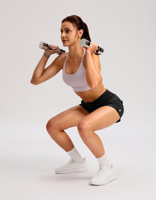 Load image into Gallery viewer, Women'S Running Shorts with Mesh Liner 3" Workout Athletic Shorts for Women with Phone Pockets
