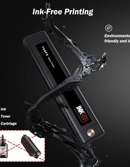Load image into Gallery viewer, INKSOUL® T08FS Wireless Tattoo Transfer Stencil Printer-Can print shadows
