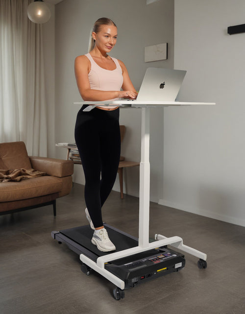 Load image into Gallery viewer, DeerRun® Adjustable Standing Desk - 31.5''L *18.9''W Large Rolling Laptop Desk for Treadmills
