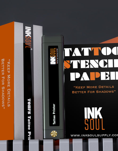 Load image into Gallery viewer, INKSOUL® T08FS Wireless Tattoo Transfer Stencil Printer-Can print shadows
