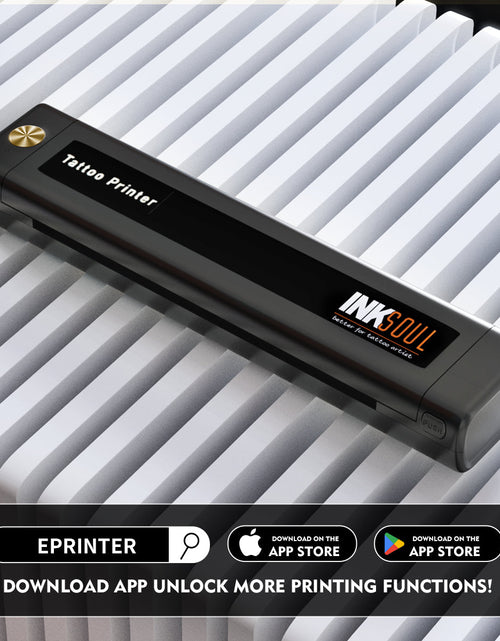 Load image into Gallery viewer, INKSOUL® T08FS Wireless Tattoo Transfer Stencil Printer-Can print shadows
