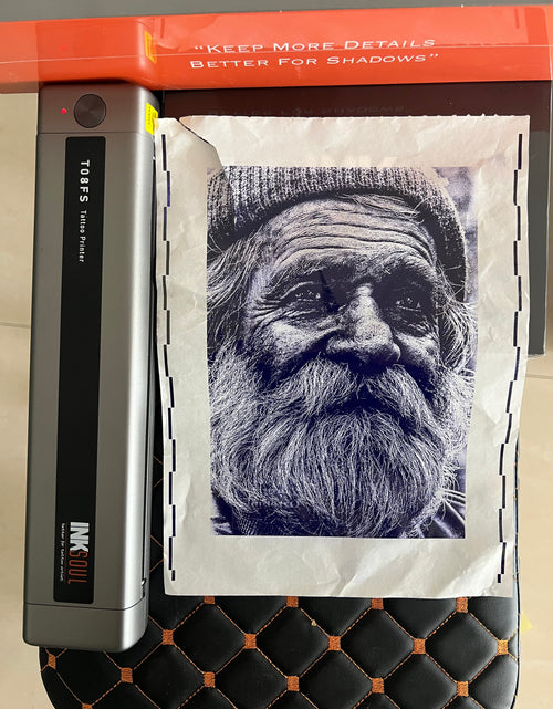 Load image into Gallery viewer, INKSOUL® T08FS Wireless Tattoo Transfer Stencil Printer-Can print shadows
