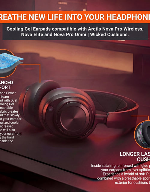 Load image into Gallery viewer, Arctis Nova Pro Wireless, Nova Elite &amp; Nova Pro Omni Earpads - WC FreeZe Cooling Gel
