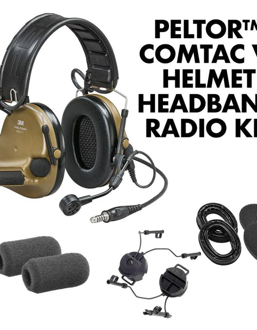 Load image into Gallery viewer, Peltor ComTac VI | NIB w/ All Colors &amp; Models | Gel Earcups &amp; ARC Mounts Included
