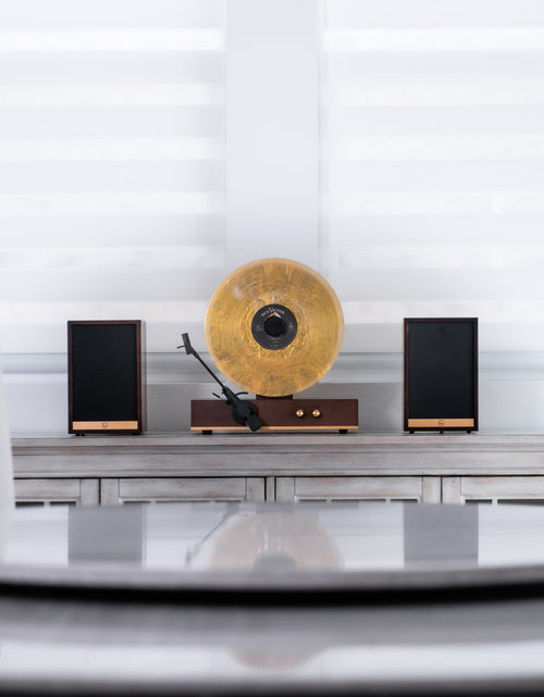 Load image into Gallery viewer, Fuse Audio GLD Vertical Vinyl Record Player
