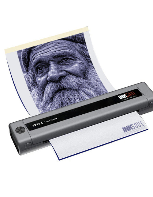Load image into Gallery viewer, INKSOUL® T08FS Wireless Tattoo Transfer Stencil Printer-Can print shadows
