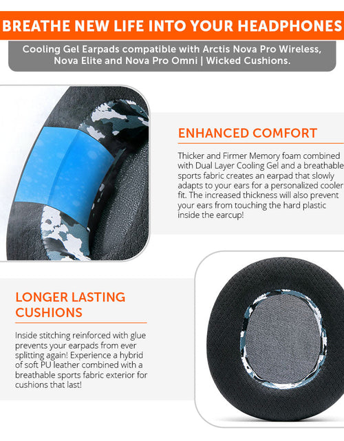 Load image into Gallery viewer, Arctis Nova Pro Wireless, Nova Elite &amp; Nova Pro Omni Earpads - WC FreeZe Cooling Gel
