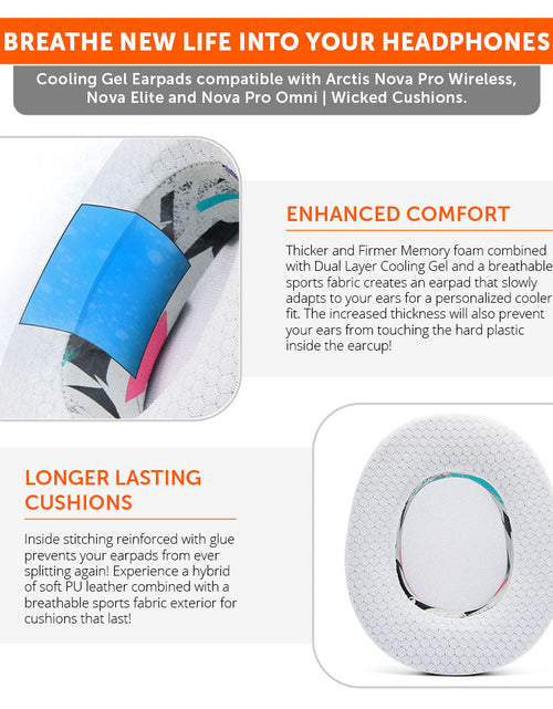Load image into Gallery viewer, Arctis Nova Pro Wireless, Nova Elite &amp; Nova Pro Omni Earpads - WC FreeZe Cooling Gel
