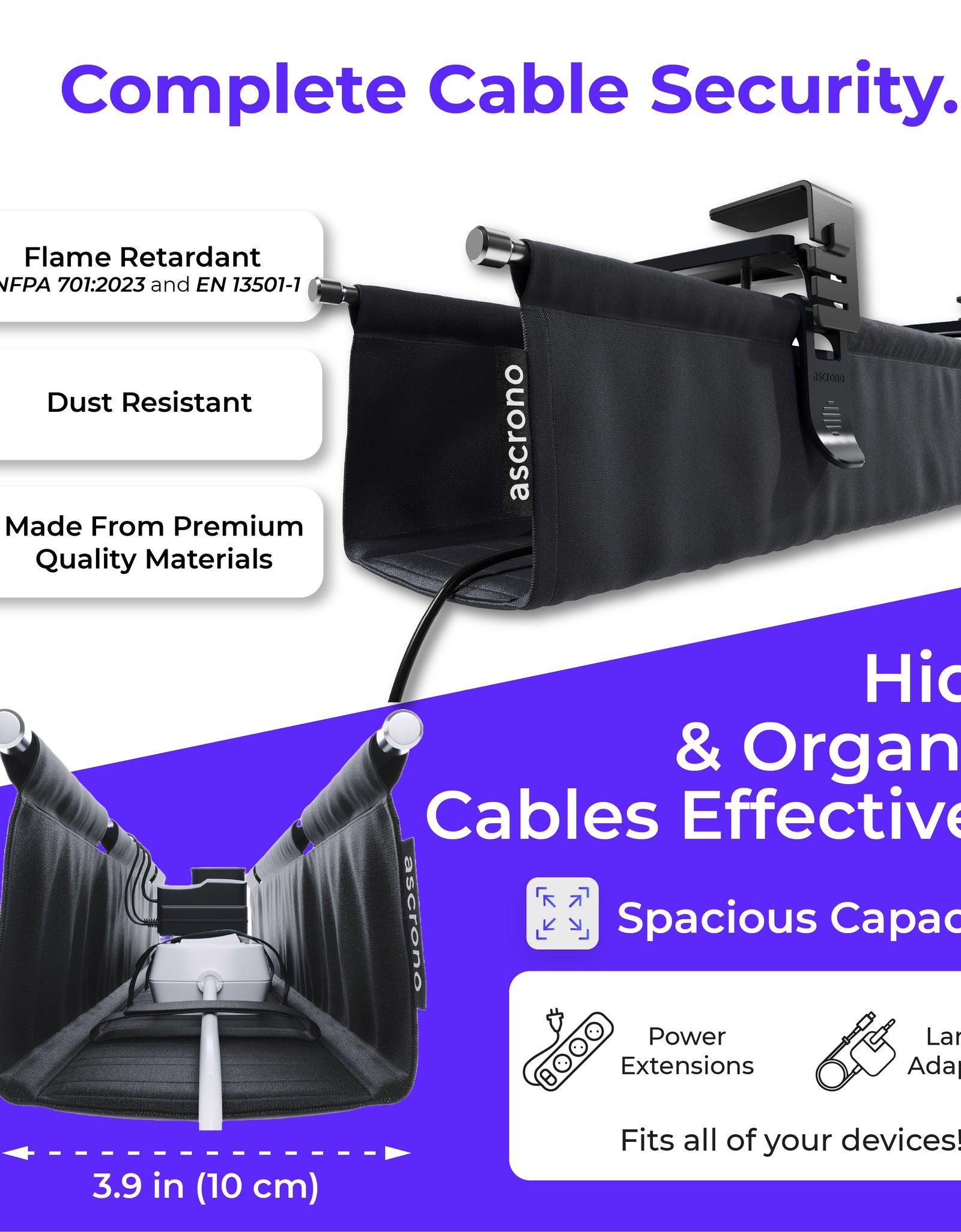Ascrono® CableCare Tray