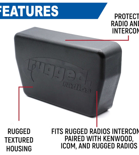 Magnetic Radio & Intercom Cover for Rugged Radios Multi Mount Insert