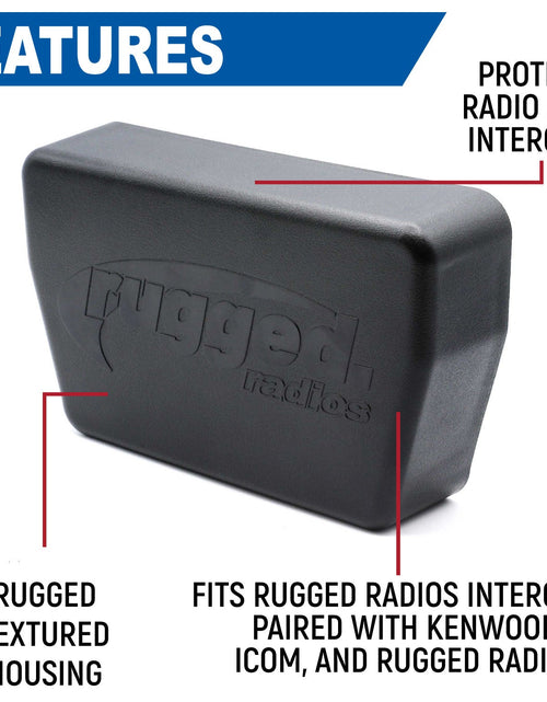 Load image into Gallery viewer, Magnetic Radio &amp; Intercom Cover for Rugged Radios Multi Mount Insert

