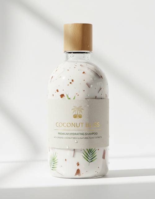 Load image into Gallery viewer, Coconut Nourishing Shampoo - Natural hydrating hair care
